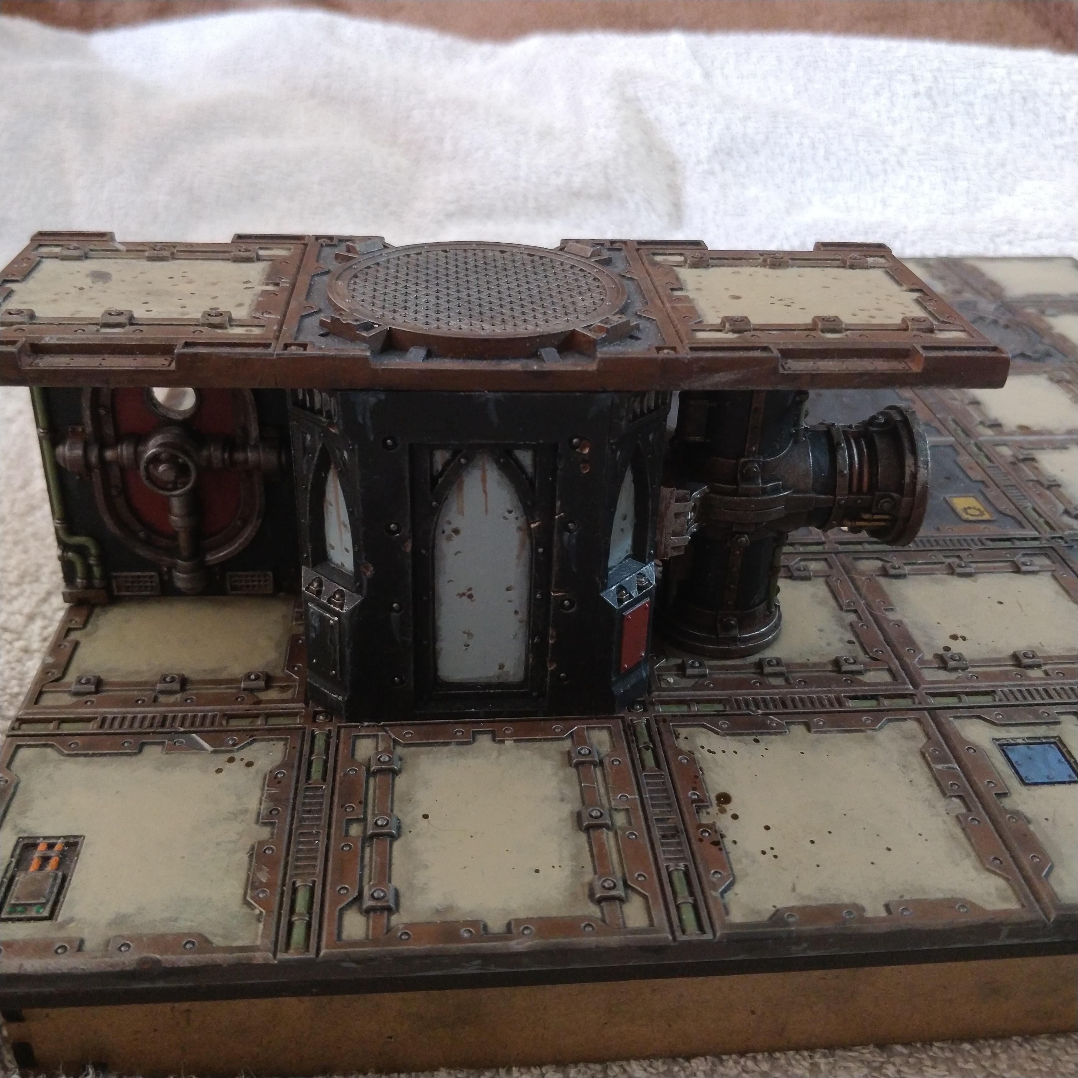 Escalier Necromunda Zone Mortalis Pour Warhammer 40K - Comme Neuf, Dégrappé